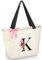 Vavabox Handtasche Damen A-Z Reißverschluss Schultertasche, Geschenke für Damen,Bräute und Brautjungfern, Arbeit,Reisen,Einkaufen,Schule (K, Beige)