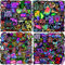 Neon Aufkleber 200 Stück Neon Sticker Graffiti Sticker Neonschild Aufkleber Coole Sticker Wasserdicht Vinyl Aufkleber Skateboard Sticker für Laptop Telefon Scooter Scrapbook Journal Planer Skate Gita