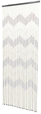 Türvorhang Perlenvorhang Balkontür Holzperlenvorhang 31 Retro Stränge Insektenschutz Hölzern Perlenvorhang Handarbeit Türvorhang Für Raumteiler 90x220 cm