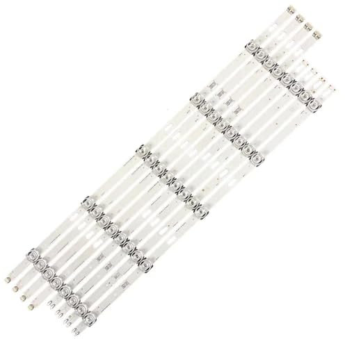 MFHgLKT Bandes de rétroéclairage TV, 3V, 4 Paires, compatibles avec 50 Pouces, UN55TU7000 UN55TU8000 UE55TU7020 UN55TU700DF UTU7000 UE55TU7125 UE55TU7025