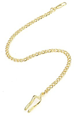 WOFASHPURET Plated Pocket Watch Chain Taschenuhrkette Mit Schwerem Karabinerhaken Für Vintage-uhrenliebhaber Glänzende Oberfläche Stabile Bauweise Für Und Damen