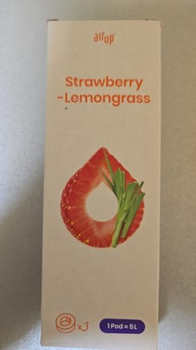 Generisch: 3 x Pod Strawberry Lemongrass Original, Zubehör für Trinkflasche, aromatisierte Pads, 0 Kalorien (Pod Erdbeere-Zitronengras)