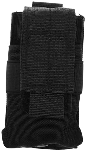 HEMOTON Mini Flashlight Pouch Belt Holder Small Utility Canvas Bag Protective Storage for Outdoor Tool Accessories