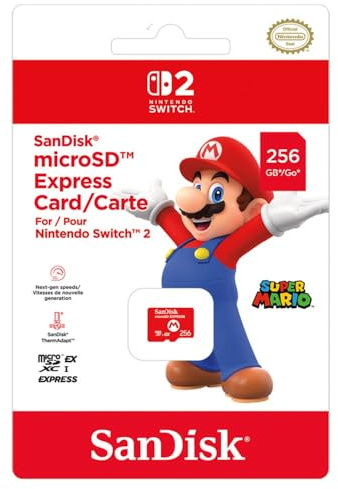 SanDisk Nintendo Switch 2 MicroSD Express Speicherkarte 256GB