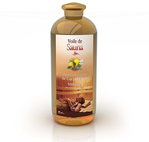Camylle - Sauna-Aufguss Kajeput/Zitrone - Ausgezeichneten Sauna-Aufguss aus Hochwertigen und Naturreinen Ätherischen Ölen - Stimulierend mit frischen und fruchtigen Aromen - 1000ml