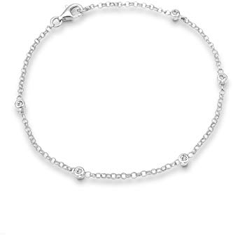 Elli Armband Damen Klassisch Basic mit Kristallen in 925 Sterling Silber
