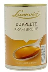Lacroix Doppelte Kraftbrühe „Consommé double“ | 3x 400 ml | Klare, kräftige Brühe | Delikate Suppenspezialität für zwischendurch oder als Vorspeise