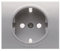 Bjc - 18724-ma tapa enchufe ii+tt lateral+seg iris aluminio Ref. 6531025253