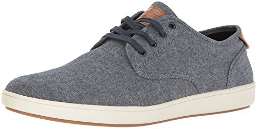 Steve Madden Herren Fenta Modischer Sneaker, Blue Fabric, 41 EU