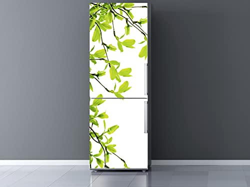 Pegatinas Vinilo para Frigorífico Ramas almendros | 185x60cm | Adhesivo Resistente | Pegatina Adhesiva Decorativa de Diseño Elegante