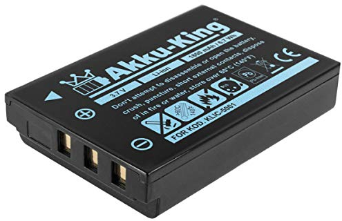 Akku-King Akku kompatibel mit Sanyo DB-L50 - Li-Ion 1800mAh - für Sanyo Xacti DMX-FH11, DMX-HD1010, DMX-HD2000, DMX-WH1, NV-SB360DT