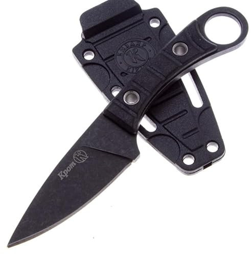 Kizlyar Original Messer — Krot Blacked — Camping Messer aus japanischem AUS8 Stahl