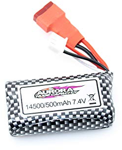 EFASO Akku 7,4V 500 mAh Li-Po mit Deans Stecker kompatibel mit XLH 9145 XLH 9117