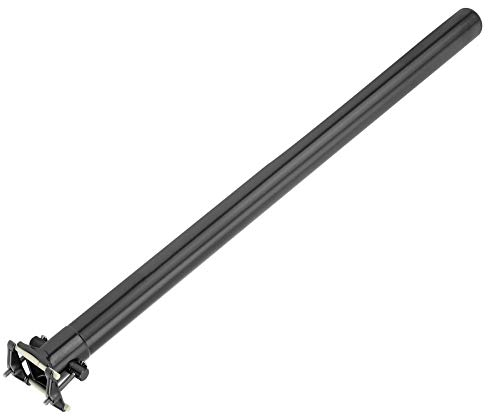 Keenso Fahrradsattelstütze, Aluminiumlegierung Fahrradsattelstütze 33,9 mm Fahrrad verstellbare Sattelstütze Fahrradsattelstütze Ersatz Fahrradzubehör für Mountainbike-Rennrad(schwarz)