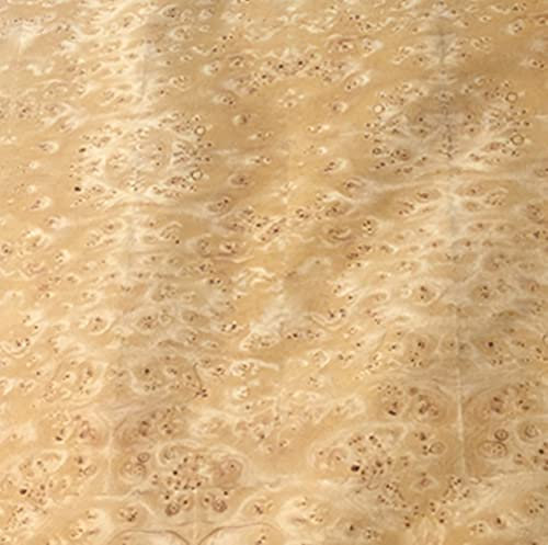 Aibote Placage de Bois de Ronce de Sapin Naturel(60x250CM) Feuille de Restauration de Meubles pour Vitrine Armoires Tablettes Meubles de Cuisine Table d'hôtel Cuisine(AAA Grade)