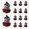 AK Giftshop Jet Ski Birthday Party Food Cupcakes Picks Decorations Toppers (Pack of 14)
