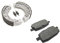 Bremsbeläge Set für GY6 50ccm 4-Takt China Roller – Passend für GM, ATU, Baotian, Benzhou, Flex Tech, Rex RS 450 460, Zongshen – Bremsbacken und Bremsklötze