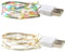 FUNSHOWCASE Lichterkette mit 10 LEDs, Regenbogenfarben und Weiß, USB-Stecker, wasserdicht, 1,5 m