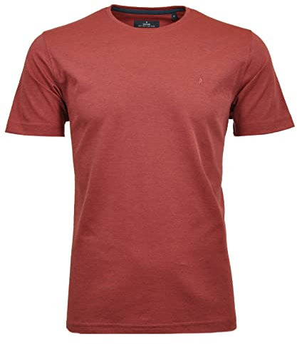 RAGMAN Herren Softknit T-Shirt, modern fit Koralle-606, XXL