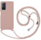 HFYiup Mevis Coque Compatible avec Xiaomi Redmi Note 11 Pro 5G/4G,Collier pour Étui Colliers de cellulaire Mince Antichoc Réglable Lanyard Case-Couleur Lotus