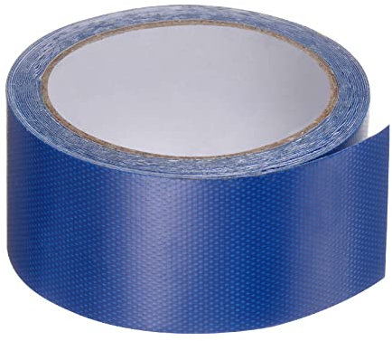 sourcing map Tarpaulin Repair Tape, 2 x14.6ft Universal Waterproof Awning Cloth Repair Tape for Crafts Home Improvement Outdoor Tent, Blue
