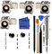 iParto Verrous de rechange en métal pour Nintendo Switch/Switch OLED Joycon - Boucles de verrouillage pour NS Switch avec vis et ressorts pour loquets