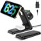 3 en 1 Plegable mag-Safe Cargador Inalámbrico para iPhone, Magnética Estación de Carga Rápida para iPhone 15 14 13 12 11 Pro MAX/Plus/XR XS X, Viaje Wireless Charger para Apple Watch AirPods Serie