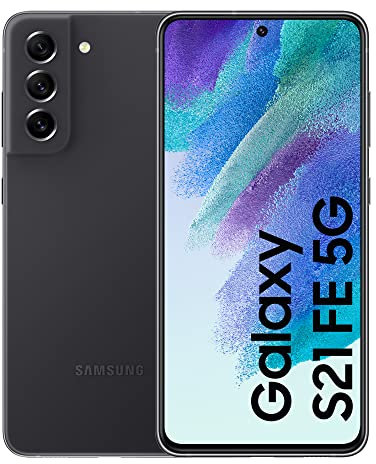 Samsung Galaxy S21 FE, Téléphone Mobile 128 GO Graphite, Smartphone Android sans Carte SIM, Version FR (Reconditionné)