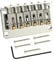 78 mm 6 Saiten Bass Gitarre Roller Hardtail Top Load Bridge Saitenhalter Mit L-förmigen Schraubenschlüssel Und Schrauben Für Gitarren Gitarre Hardtail Bridge Roller Bridge Hardtail Bridge 6 String 6