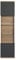 trendteam smart living - Norris - Vitrine - Anthrazit/Evoke Eiche - 6 Fächer - (BxHxT) 51 x 205 x 37 cm - elegante Rillenoptik - kratzfest