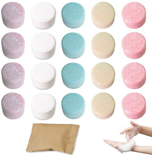 Foaming Hand Wash,Foam Soap,20pcs Neat Handwash,Foaming Hand Soap,Foaming Soap,Foaming Hand Soap Refill Tablets for Kitchen and Bathroom,Multi-Fragrance Packaging
