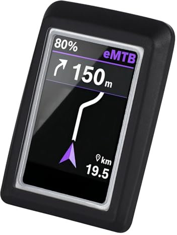 Besudo Schutzhülle kompatibel mit Bosch Kiox 300 Display - Rahmenschutz aus TPE + Displayschutz aus PC - Idealer E-Bike Zubehör für Kiox 300 gegen Wasser, Kratzer-036-T-A