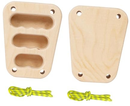 Dickly 2X Holz Hangboard Klettern Hält Griffbrett Hängen Bord Training Board für