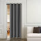DWCN Door Blackout Curtains for Bedroom Dark Grey Curtains Door Curtain Thermal Eyelet Curtain Home Decoration 52x 84 Dark Grey 1 Panel