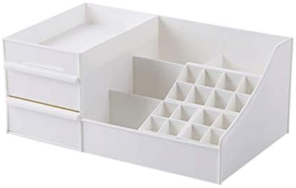 RUVOO Kosmetik Organizer Make Up Organizer Kosmetik Desktop Storage Box Lippenstift Maske Augenbrauen Bleistift Make-Up Pinsel Lagerung Box Schmink Organizer Kosmetik Aufbewahrung