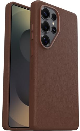 OtterBox Symmetry Series Cactus Leather Hülle für Samsung Galaxy S25 Ultra, stoßfest, sturzsicher, dünne Schutzhülle, 3X getestet nach Militärstandard, Braun