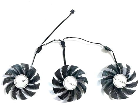 BDAKQJV Carte Graphique Compatible avec RTX 2070 2080 Super Gaming, Ventilateur de Refroidissement for Carte Graphique 82MM T128015SU PLA09215S12H, Refroidisseur de GPU(Y)