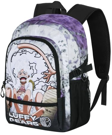 One Piece Luffy Gear 5-FAN Fight Backpack 2.2, Lilac, 31 x 44 cm, Capacity 24 L