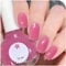 Jelly Pink Glitter Nail Polish – Quick Dry, Long-Lasting, Chip-Resistant, No UV Needed, Vegan & Non-Toxic, for French Manicure & Nail Art