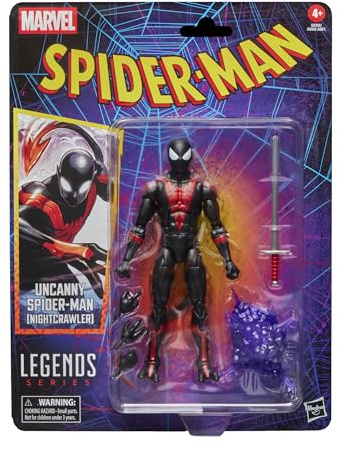 SPD Legends Retro 26 SPD 2 | 6 figurines Marvel Legends, 5 accessoires, épée, bambou, carte rétro, plus de 20 points d'articulation