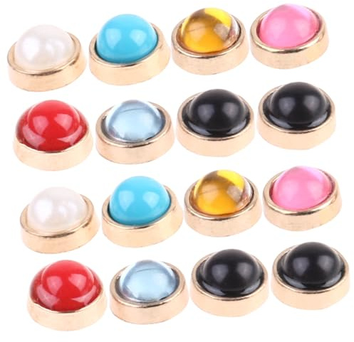 AKOOSY 70 Stück Teiliges Ziernieten für Lederwaren DIY Schmuck Halbrunde Nietköpfe in Farben Langlebige Leder Nieten zur Individuellen Verzierung von Taschen Schuhen und Kleidung