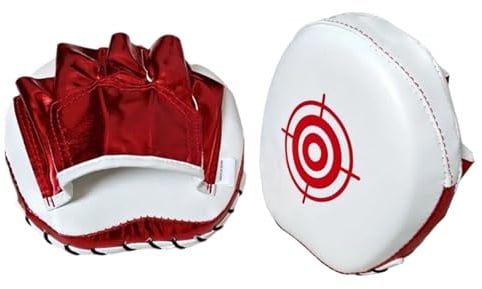 Cuscinetti da boxe per arti marziali – Coppia di guanti da boxe per allenamento, bersagli di battitura a gancio a lunga durata per partner allenatore | Attrezzature per allenamento di boxe