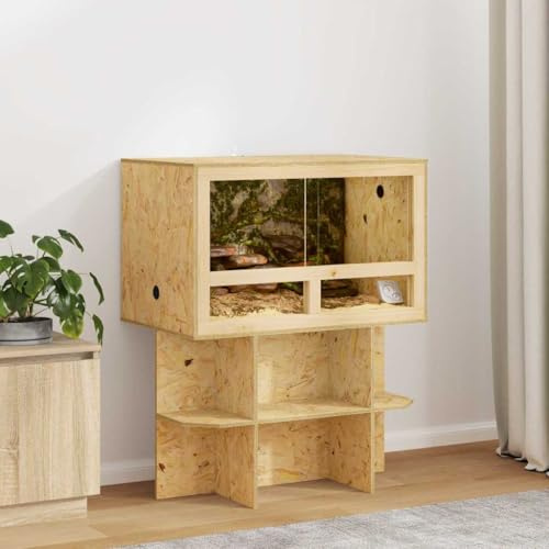 Solivagant Terrarium Marron 80 x 50 x 100 cm OSB,(25.8 KG)