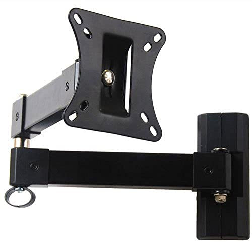 videosecu LCD Monitor TV Wandhalterung mit Swing Arm für die meisten 38,1 cm 40,6 cm 43,2 cm 48,3 cm 55,9 cm 58,4 cm 61 cm 66 cm Zoll Display VESA 75 x 75, 100 x 100 mm – Schwarz 1US