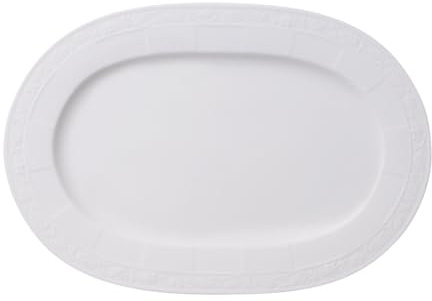 Villeroy & Boch White Pearl Platte oval 35cm