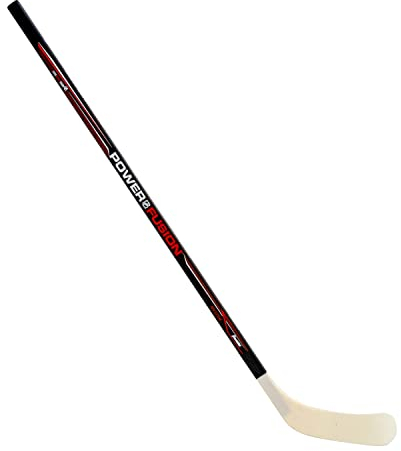 Franklin Sports Unisex-Erwachsene Hockey Stick-Right Handed-48 Inch Senior NHL 1040 Power Blade Street Hockeyschläger (121,9 cm, rechte Hand), Weiß/Schwarz/Rot, 48