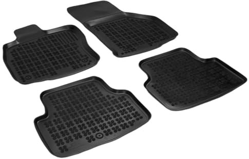 AZUGA Hohe Gummi Fußmatten passend für Skoda Octavia III 2013-3/2020 (5E)/passend für Skoda Octavia IV ab 3/2020 (außer Mild-Hybride) AZ10300227 3D Automatten