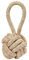 Kerbl Pet Balle avec Corde XL pour Chien Jute/Coton, Beige, 21cm, Ø8cm