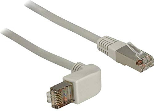 Delock - RJ45 Cable - Category 5e - SFTP - 1 Angled Connector / 1 Straight Connector - 2.0 m