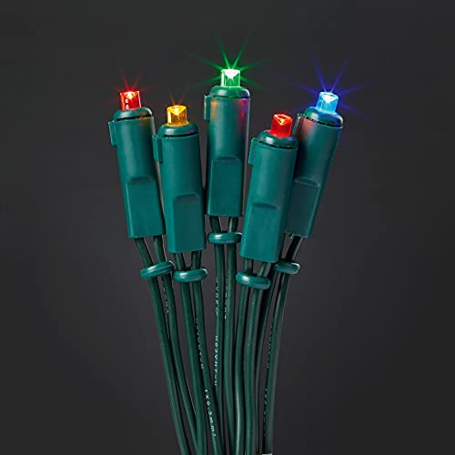hellum Lichterkette 20 LED bunt Indoor 2,85 m Lichtlänge 1,5 m Zuleitung Deko Beleuchtung Garten Party 563252